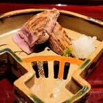 銀座 しのはら - 玉鋼で焼いた合鴨