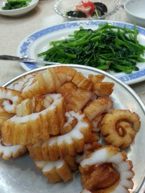 イカの唐揚げ狙い By アッチョンブリケ 民生 廣東料理店 広東料理店 ミンセイ カントンリョウリテン 元町 阪神 中華料理 食べログ