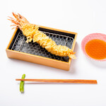 Our specialty: jumbo shrimp tempura