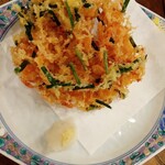 馬鹿貝 - 桜えびかき揚げ・５１８円