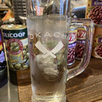 Toukyou Bucchazu Okachi Biara Bo - お店のグラス
