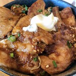 御食事処 濱松屋 - 御食事処 濱松屋　ご飯に乗せて生姜焼き丼にしてみました！