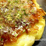 お好み焼 鹿 - 豚玉アップ