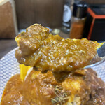 ヌードル＆スパイスカレー 今日の1番 - あいがけ(シーフード)