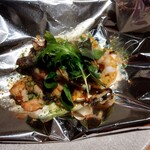 Teppanyaki To Okonomiyaki Mishimaya - 海老の香草バター焼き