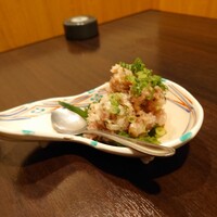 魚屋あらまさ 川崎店 - 鮮魚のなめろうもかなり量が多い 202303