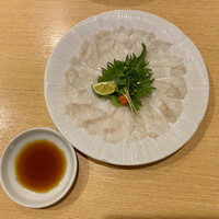 福乃城 - 【国産とらふぐ】石垣コース ¥9800 てっさ