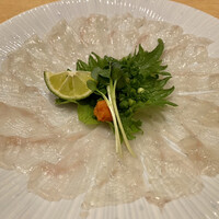 福乃城 - 【国産とらふぐ】石垣コース ¥9800 てっさ