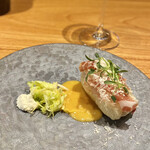 luogo - 鳥取鰆のフリットと春キャベツ