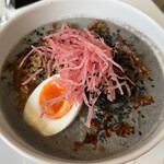 kitchen NAKAKI＋ - 黒胡麻坦々麺。こんにゃく麺で低カロリー！