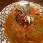 レベルカレー - チキンカレー　ピクルス増量