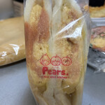 ぺあーず - 明太子だし巻きサンド530円