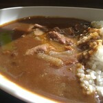 谷川岳パーキングエリア（上り線） フードコート - もつ煮カレー