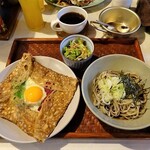 ソバトガレット あずみの - ハーフ＆ハーフのセット