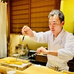 日本橋 蕎ノ字 - ◎天ぷら屋としての王道を歩む鈴木大将。