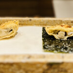 日本橋 蕎ノ字 - ☆牡蠣             （広島・大黒神島産）
      ☆牡蠣の磯部揚げ