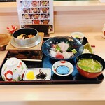 Ikesu Kappou Shinsei - 刺身釜飯定食