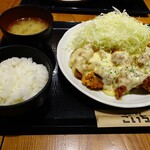Karaage Shokudou Goichi - ヤンニョムチーズ定食