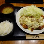 唐揚げ食堂 ごいち - ヤンニョムチーズ定食