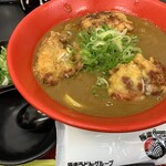 極楽うどん TKU - 鶏天カレーうどん（中盛）