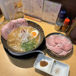 らーめん 鶴武者 - 和風窯出しチャーシュー麺