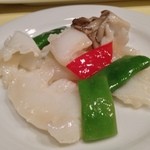 新中国料理 上杉 - 烏賊野菜炒め
