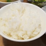 キッチン ブルー グローブ - ご飯大盛りのアップ