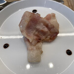 Sincronia di Shinji Harada - 尾瀬豚　炙りベーコン　小豆島燻製醤油