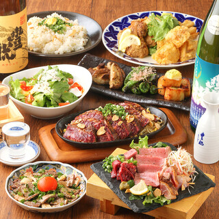 飲み放題コース4,000円～。500円追加で日本酒種類増！