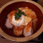中村麺兵衛 - 厚みかつ丼アップ