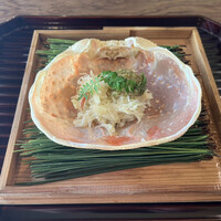 松川 - 間人蟹の蒸し寿司