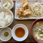 やよい軒 - 料理写真:とり天とだんご汁の定食