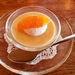 ガーデンレストラン 風舎 - 自家製 オレンジのムース