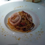 ザ キッチン サルヴァトーレ クオモ - 2013.6.29　いかのアーリオオーリオ　からすみ添え