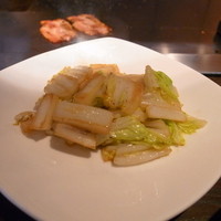 ニュー松坂 布施本店 - 白菜は甘くて少し柔らかでした