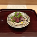 まる富 - めじまぐろの藁焼き