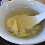 ぎょうざの満洲 - 玉子スープ