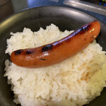 焼肉 星陽 - ウインナーも食べるよ