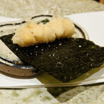 ぬま田 - 貝柱　海苔巻き