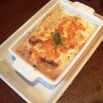 カフェ ド スイドウチョウ - ベーコンとジャガイモの塩麹グラタン