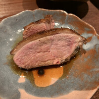 鳥匠 いし井 - 七谷鴨のロースと胸肉