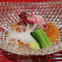 おおたに - メジ鮪のお造り　とろみ醤油