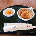 喫茶 ひだまり - 料理写真:おにぎり(焼きしょうゆ２個)220円