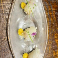 十皿 - 明石鯛昆布締めカルパッチョ