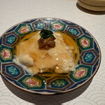 江戸前寿司 すし福 - 湯葉のべっこう餡かけ胡桃入り