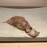 江戸前寿司 すし福 - のどぐろ（レモン汁）