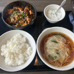 三熙 - もつ麻婆豆腐定食
