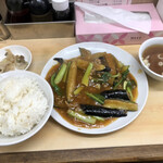 Chuuka Tarou - 麻婆茄子定食　¥850-