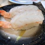 天天丸 - 大甘エビ　かなり大きくて口の中エビで渋滞します