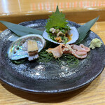 富寿司 - 赤貝と鮑